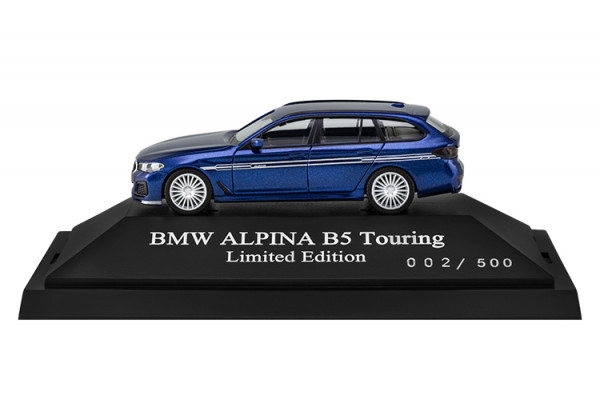 Modellauto BMW ALPINA B5 Touring (G31), Blau, 1:87, Limited Edition