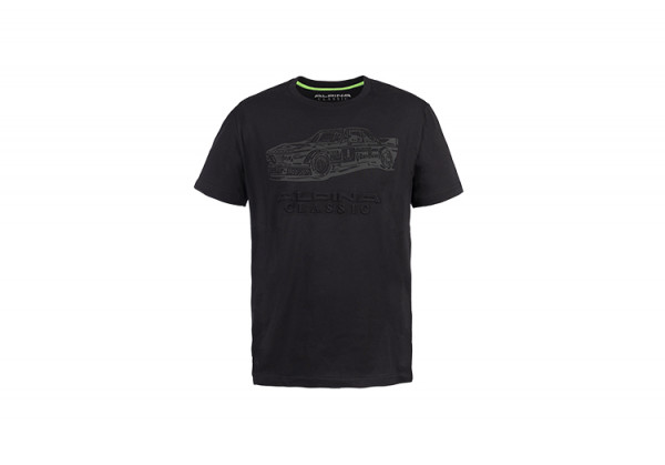 ALPINA CLASSIC T-Shirt "CSL" Black, Unisex